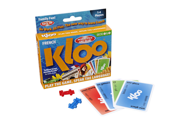 Learn French Spanish Italian and English languages with KLOO MFL games
