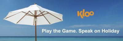 Play KLOO and learn a language on holiday